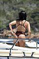 Kourtney Kardashian Soaks Up The Sun In Her Bikini While Yachting In