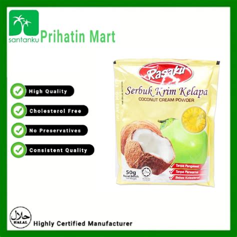 Rasaku Serbuk Krim Kelapa Instant Coconut Cream Powder G Shopee