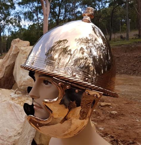 Montefortino Style Of Bronze Helmet