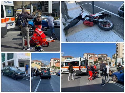 Imperia Incidente Stradale In Via Xxv Aprile In Uno Scontro Fra Auto