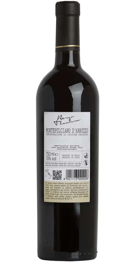 Montepulciano Dabruzzo Borgo Thaulero Doc Abruzzo Italia Casal