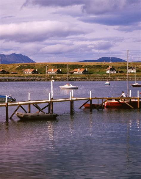 Ushuaia Tierra Del Fuego Argentina Panoramic View With Buildings And