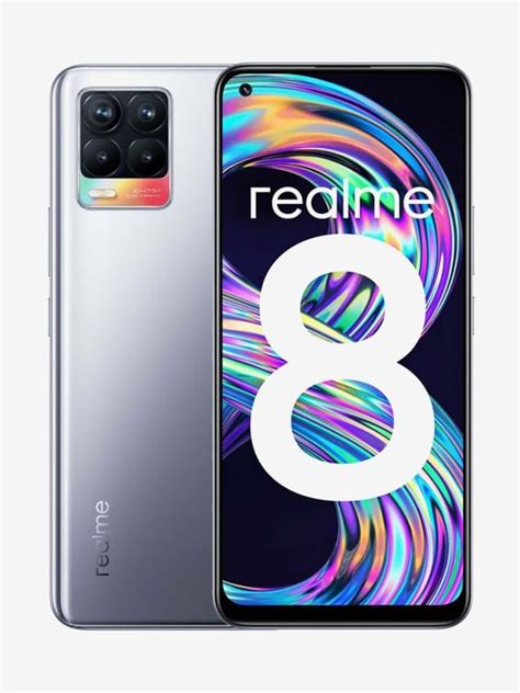 Realme 8 128 GB Cyber Silver 6 GB RAM Dual SIM 4G Realme Electronics