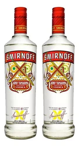 Pack De 2 Piezas Vodka Smirnoff Tamarindo Ed Especial 750 Ml Envío gratis