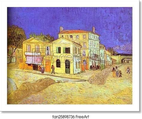 Free Art Print Of Vincent S House In Arles The Yellow House By Vincent Van Gogh Van Gogh Art