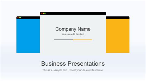 Flat Business Powerpoint Template Slidemodel