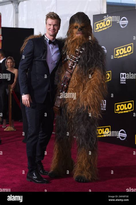 Joonas Suotamo And Chewbacca Arrive At The Premiere Of Solo A Star