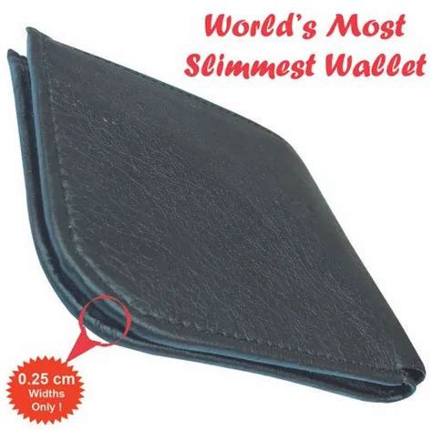 Men S Slimmest Black PU Leather Wallet At Rs 45 Piece PU Wallet In