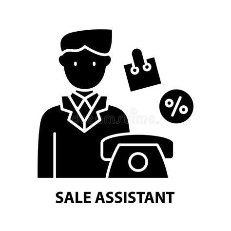 Sale Assistant Sales Woman In The Shop Stock Vector Illustration Of Vector Icon 142942559