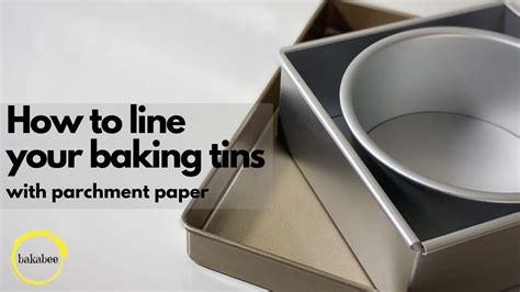 How To Line Baking Pans With Parchment Paper Baking Tips Cake