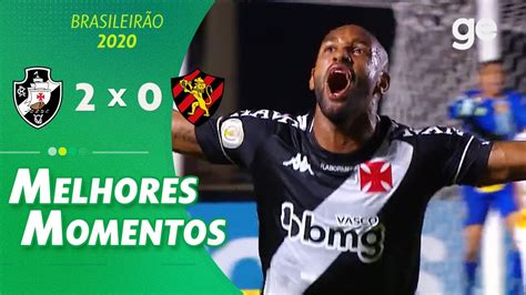 VASCO 2 X 0 SPORT MELHORES MOMENTOS 2ª RODADA BRASILEIRÃO 2020 ge