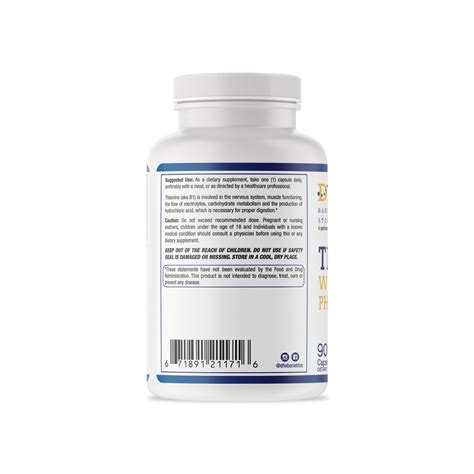 Thiamine Capsule with Added Calcium and Phosphorus – DFW Bariatrics Store