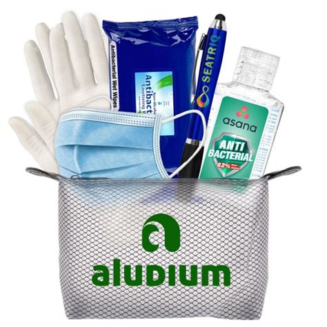 Custom Printed Basics Ppe Travel Kits