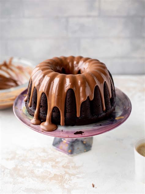 Chocolate Bundt Cake with Chocolate Irish Cream Glaze