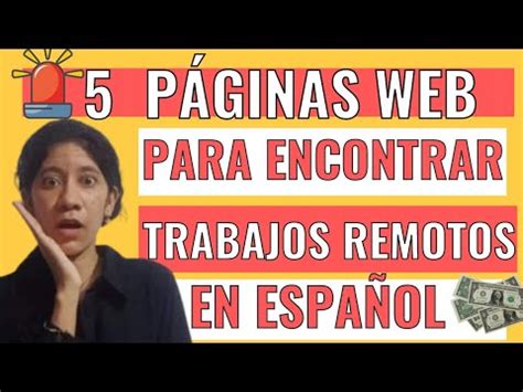 P Ginas Para Buscar Trabajos Remotos En Espa Ol Paginas Para