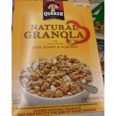 Top 50 most popular: granola cereal