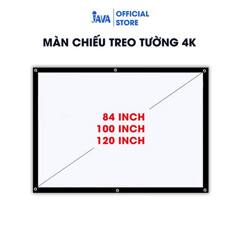 Mua Màn Chiếu Treo Tường 4k Chất Liệu Pvc Cao Cấp Tỷ Lệ 169 Chuyên