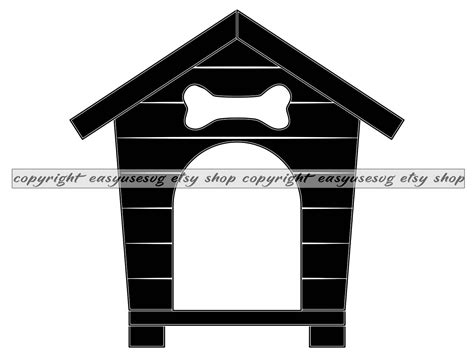 Dog House Svg Dog House Dxf Dog House Png Dog House Etsy Uk