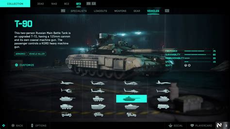 Battlefield All Vehicles List Customize And How To Use Each