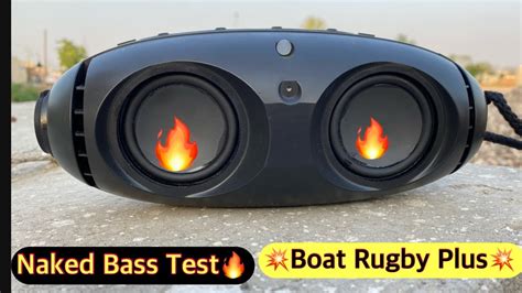 Boat Rugby Plus Bluetooth Speaker Naked BASS Test Best Bluetooth