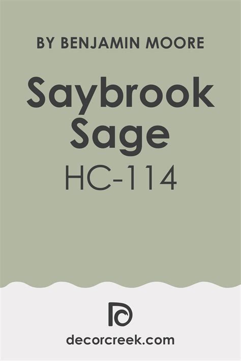 Saybrook Sage Hc Paint Color By Benjamin Moore Decorcreek