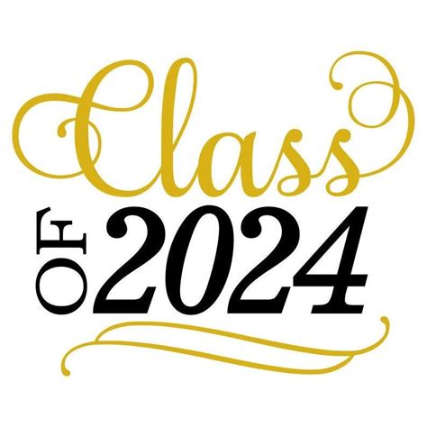 Class Of 2024 Svg Png Graduation 2024 Png Digital Download Cut File Sublimation Clip Art