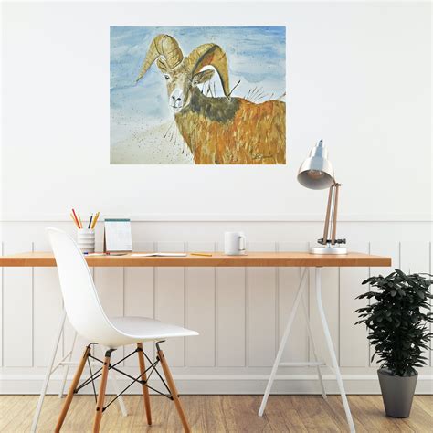 Big Horn Sheep Colorado Ram Fine Art Print Etsyde