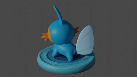 Mudkip Pokemon 3D Print Model 3D Model 3D Printable CGTrader