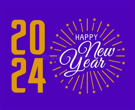 Happy New Year 2024 Abstract Stock Illustrations 15016 Happy New