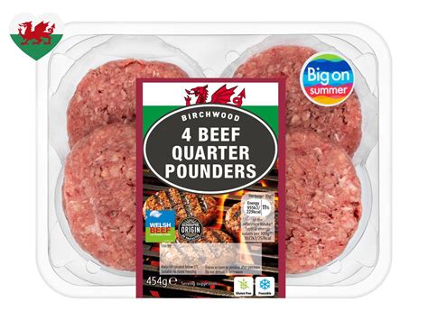 Birchwood Welsh Quarter Pounders Lidl