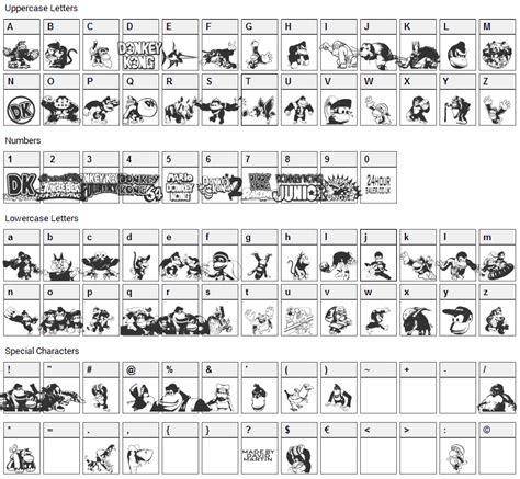 Donkey Kong World Font Download Fonts4free