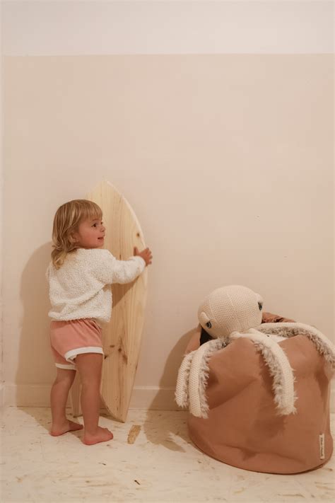 Mini planche de surf en bois pour les enfants Fabrication Française