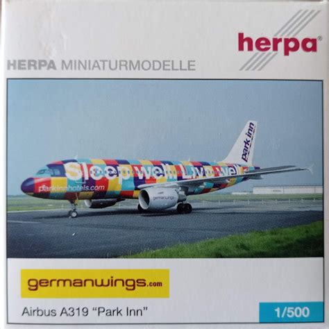 Herpa Wings 1500 Germanwings Airbus A319 Park Inn World Of Wings