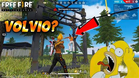 REGRESA EL BUG DE LA TIROLESA Free Fire YouTube