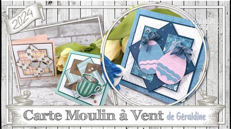 Tutoriel Carte au Moulin à Vent par Coul Heure Papier YouTube