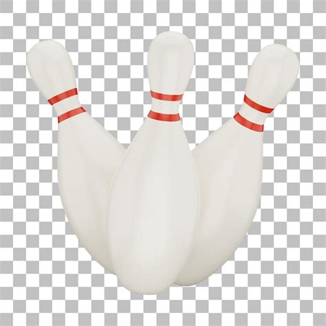 Premium Psd Bowling Pin 3d Illustration Psd