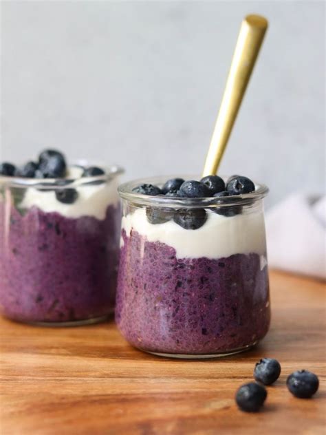 Blueberry Chia Pudding Cook At Home Mom