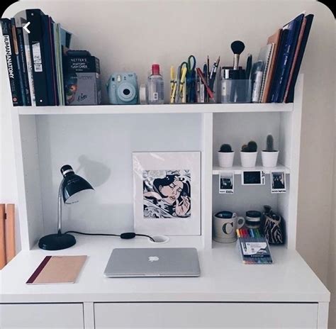 Aesthetic Desk Idea Shelf Decor Bedroom College Apartment Decor