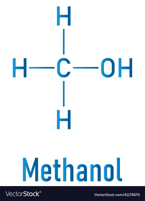 Methanol Skeletal Structure