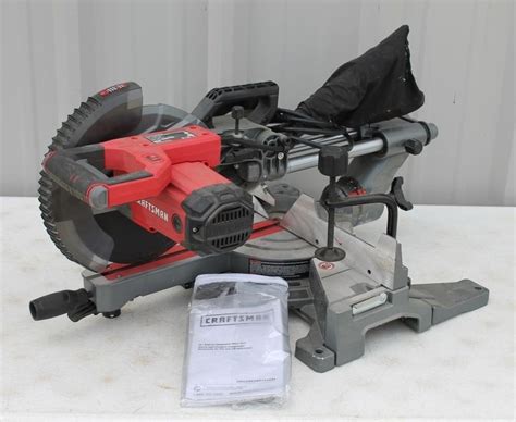 Craftsman 10 Sliding Miter Saw Live And Online Auctions On