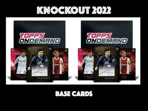 Topps Uefa Champions League Knockout Picclick Uk