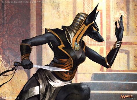 Nimble Blade Khenra Mtg Art From Amonkhet Set By Tomasz Jedruszek Art