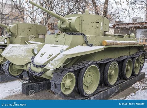 Carro Armato Leggero Sovietico Bt Anno Di Rilascio Fotografia