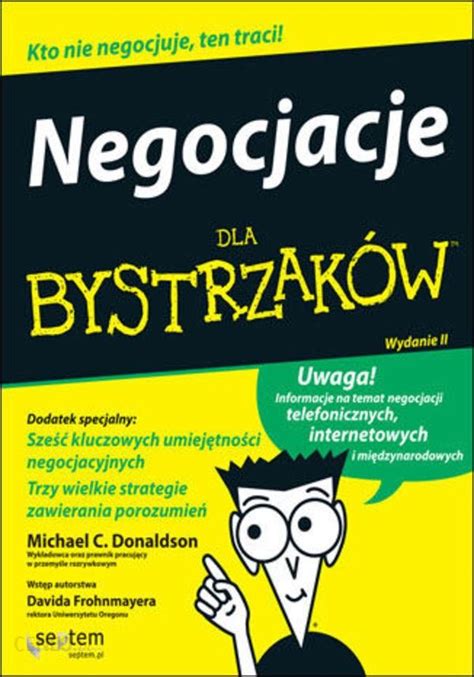 Negocjacje dla bystrzaków Wydanie II E book Ceny i opinie Ceneo pl