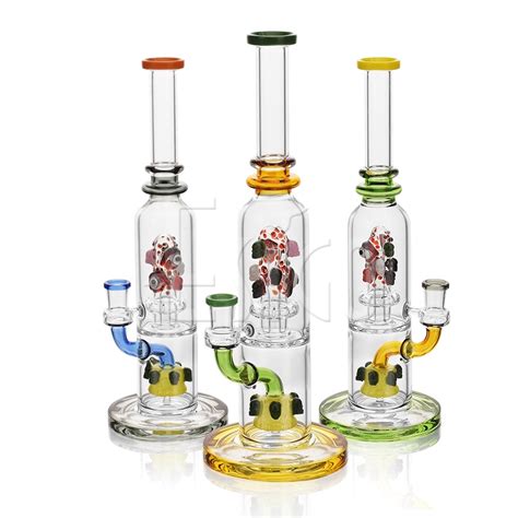 Esigo High End Glass Quality 10 Glass Water Pipe Daily Use Universal Recycler Shisha Hookah