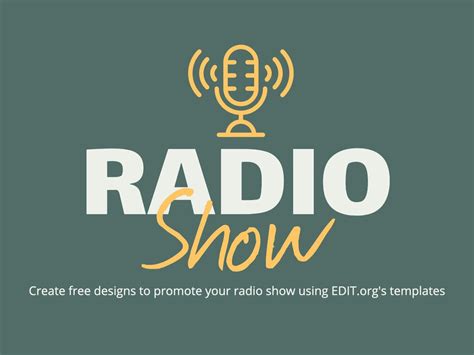 Radio Show Flyer Templates To Customize Online