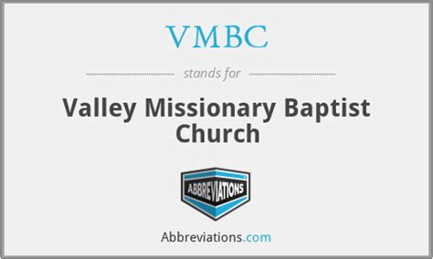 What Does Vmbc Stand For