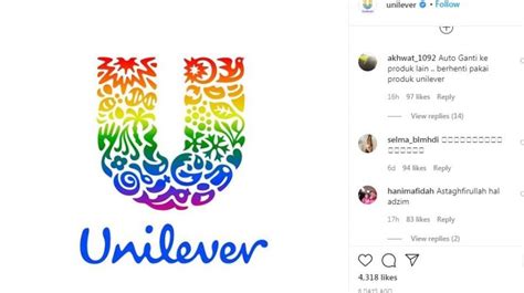 Nyatakan Dukung Lgbt Netizen Indonesia Geruduk Instagram Unilever