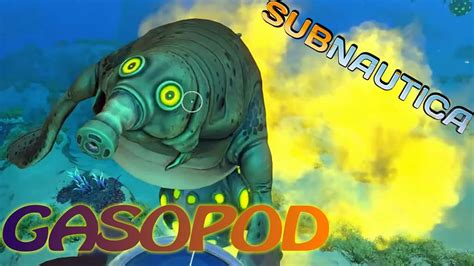 🐟 Gasopod Sounds And Behaviour 🐟 💦subnautica💦 Youtube