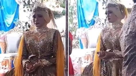 Viral Bak Cerita Di Senetron Wanita Ini Menikah Sendirian Mempelai